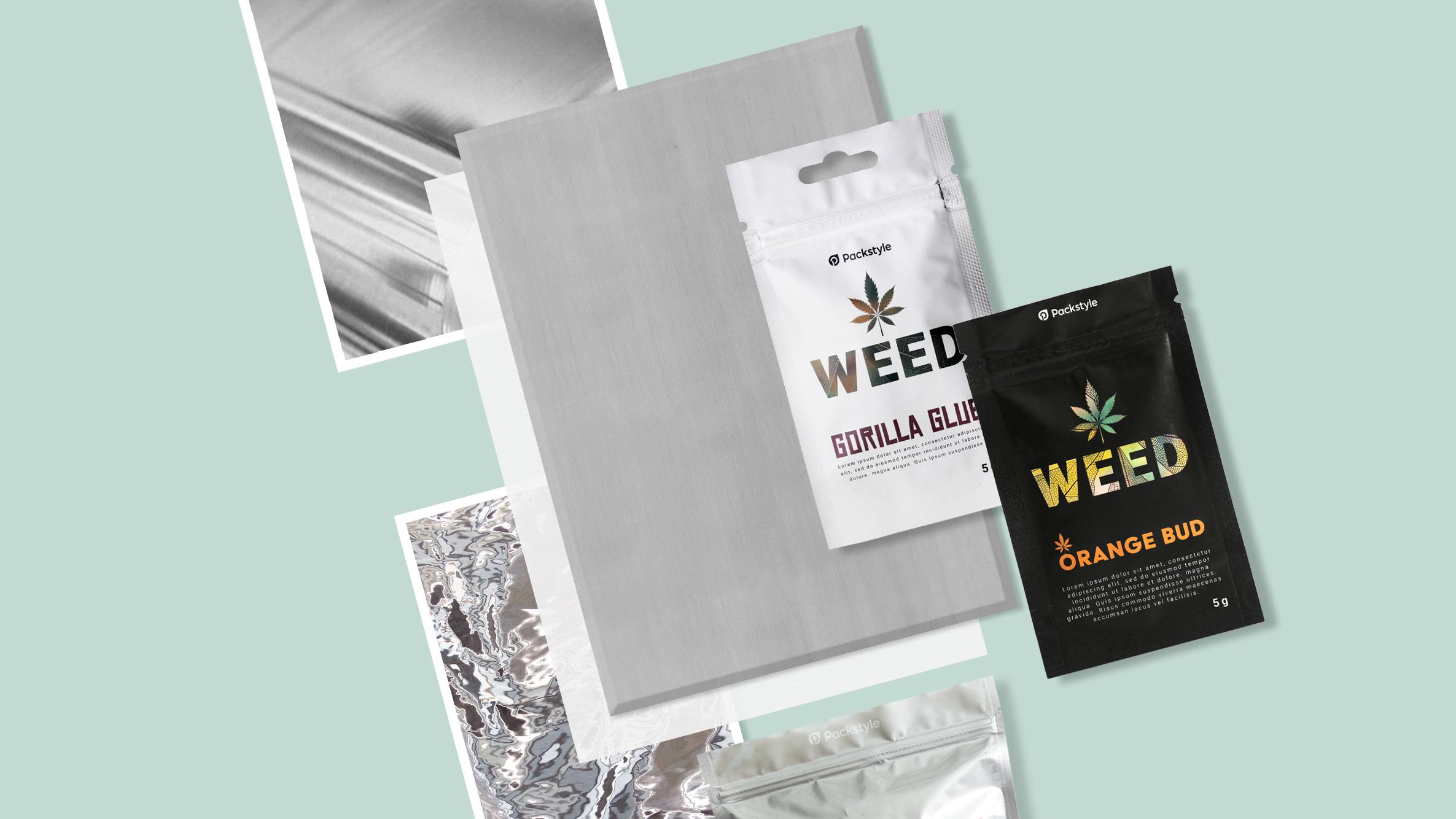 busta di carta con alluminio